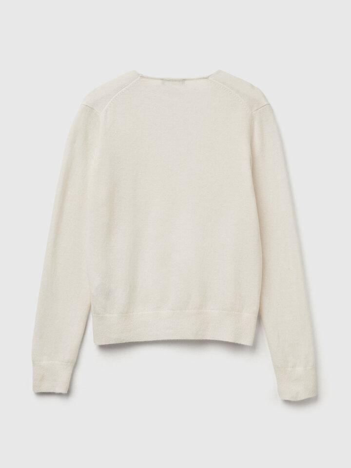 V NECK SWEATER L/S Women image number 5
